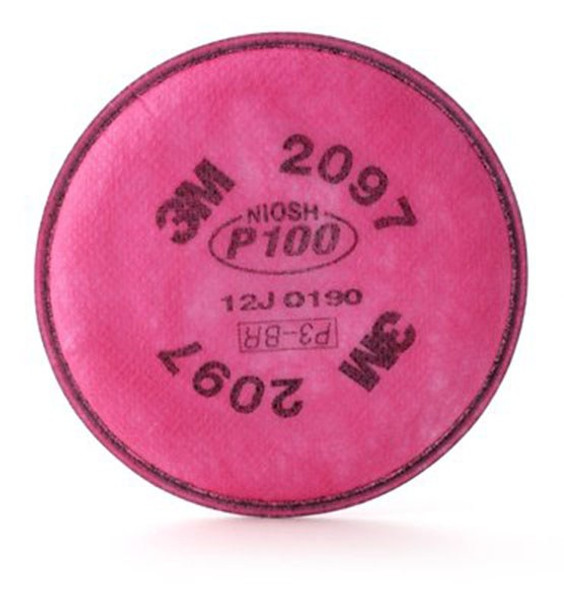 3M 2097 Particulate Filter, P100 Nuisance Level, 2pk