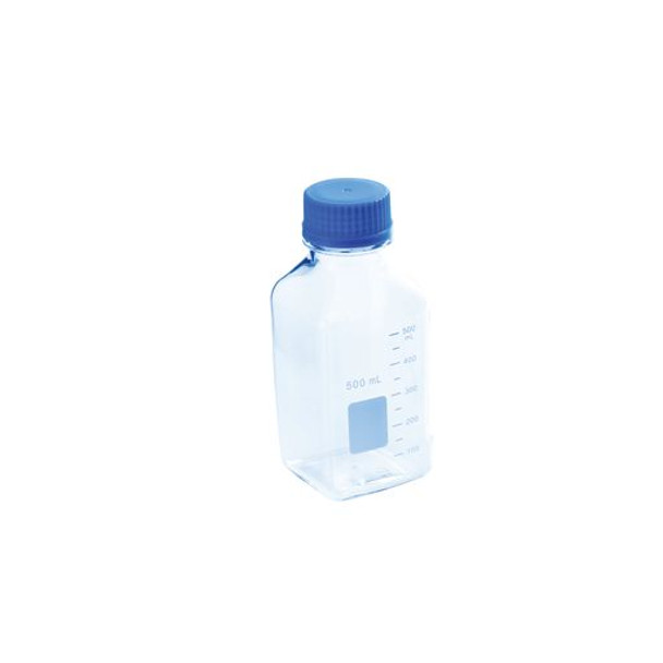 STORAGE BOTTLE SQUARE PC 500ML, 24/PK