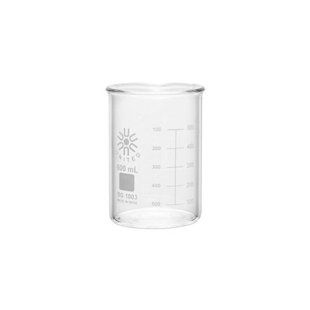 BEAKERS, LOW FORM, HEAVY DUTY, 600 mL 6-Pack