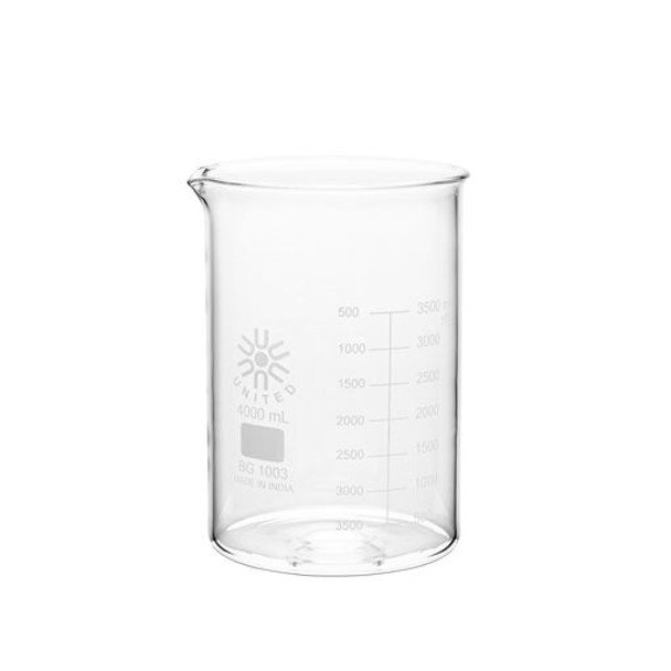 BEAKERS, LOW FORM, HEAVY DUTY, 4000 mL 1-Pack