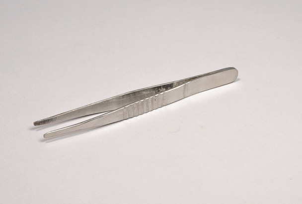 STAINLESS STEEL FORCEPS, Economy Blunt 5 Inches
