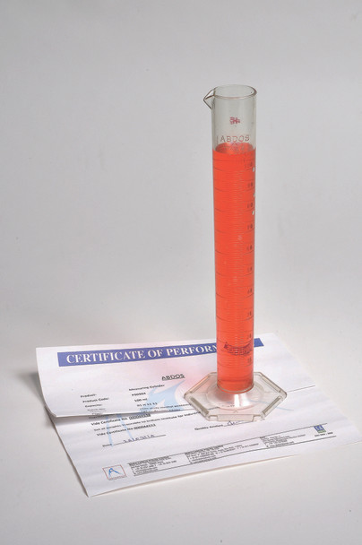 MEASURING CYLINDER, PMP, CLASS A, 25 mL