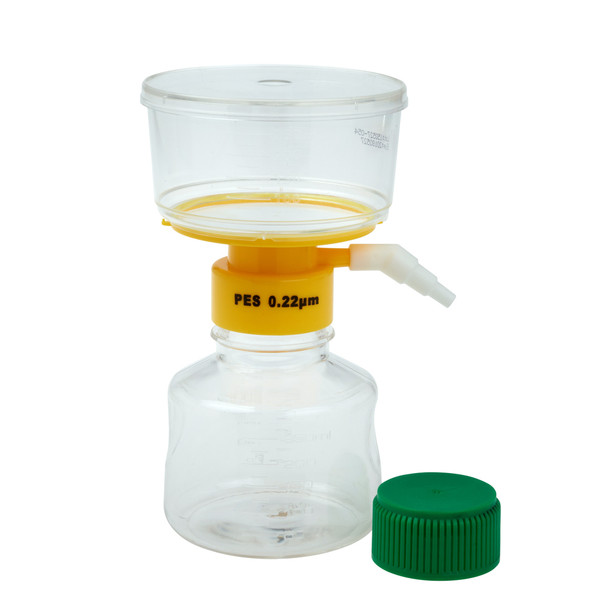 250mL Filter System, PES Filter Material, 0.22um, 75mm, Sterile