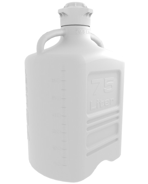 Carboy, 75L, HDPE, 120mm Cap