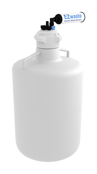 EZwaste System, 20L Round Carboy, HDPE, 83mm Cap