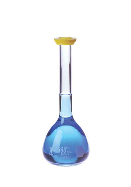 Class A Volumetric Flasks with Snap Cap, 25mL, 12/cs