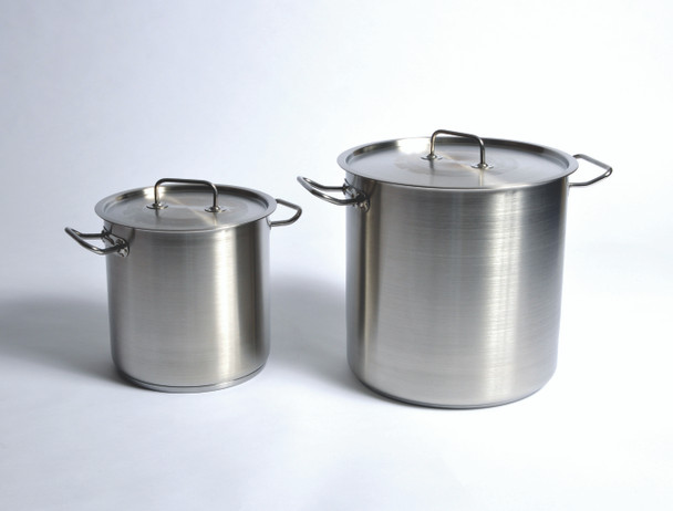 UTILITY TANKS WITH LID (STOCK POTS), STAINLESS STEEL, 11 L