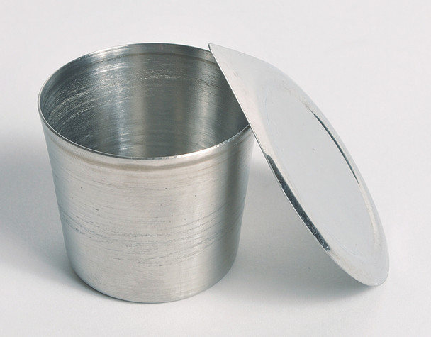 Crucibles, Stainless Steel, 100 mL
