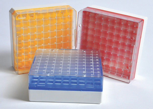 Cryo/Freezer Boxes, PC, 2 mL 100 Places, 4/PK