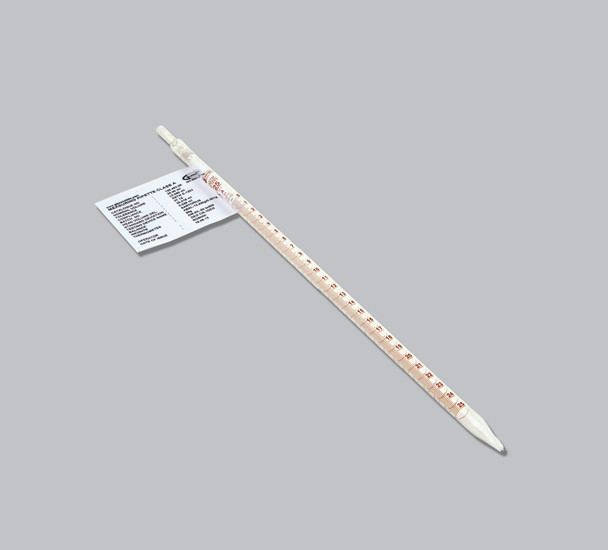 Pipettes, Measuring (Mohr), Class A, Batch Certified, 0.2 mL, 5/PK