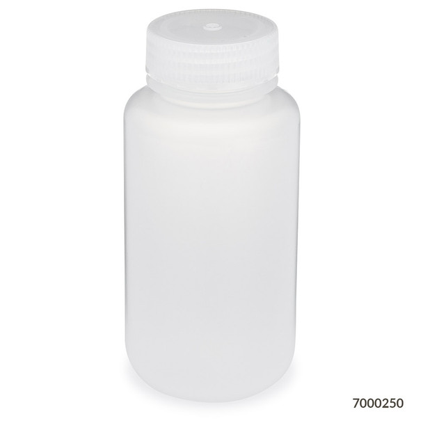 Diamond RealSeal Bottle, Wide Mouth, Round, PP with PP Closure, 250mL 72/cs