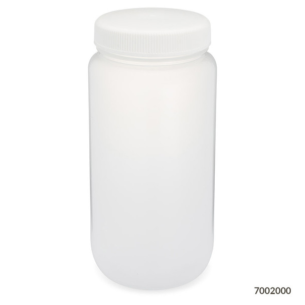 Diamond RealSeal Bottle, Wide Mouth, Round, PP with PP Closure, 2L 6/cs