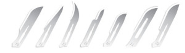 Exel International Stainless Steel Surgical Blades, Size 10, 1000pk