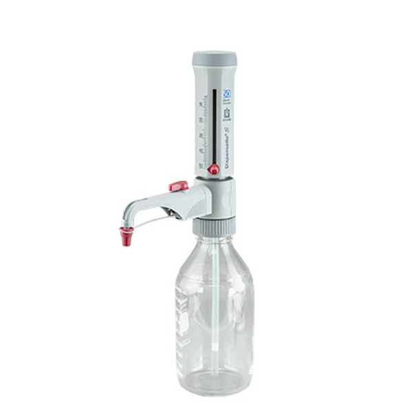 Dispensette S Bottletop Dispenser, Analog-adjustable w/ recirc valve, 5-50mL
