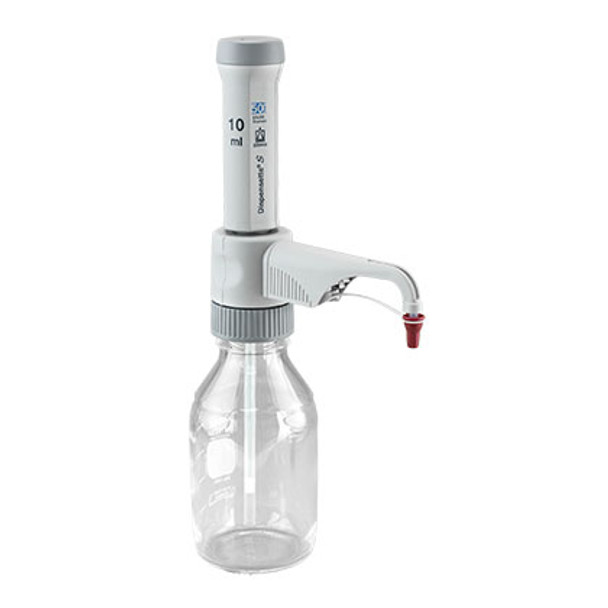 Dispensette S Bottletop Dispenser, Fixed-volume w/ standard valve, 10mL