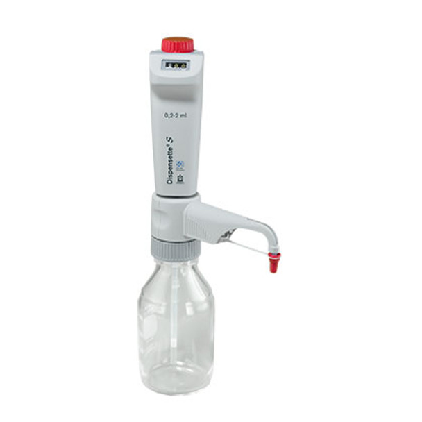 Dispensette S Bottletop Dispenser, Digital w/ standard valve, 0.2-2mL