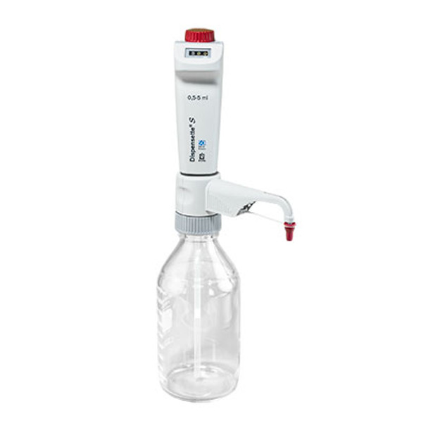 Dispensette S Bottletop Dispenser, Digital w/ standard valve, 0.5-5mL