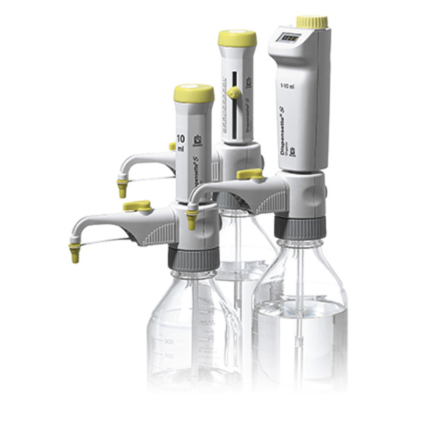 Dispensette S Organic Bottletop Dispenser, Analog w/ recirc valve, 0.5-5mL