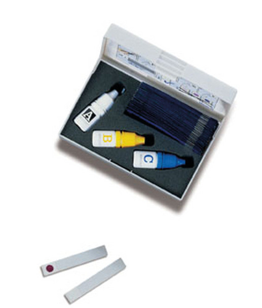 Colour Hygiene Test Strip Package containing 50 tests for assessing cleanliness of surfaces HY-RiSE