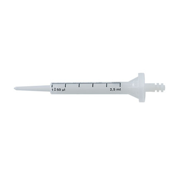 PD-Tips II, 2.5 ml, non-sterile, bulk, cylinder PP / piston PE-HD, type encoded