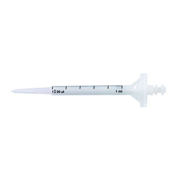 PD-Tips II, 1 ml, non-sterile, bulk, cylinder PP / piston PE-HD, type encoded