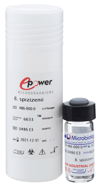 Microbiologics Pseudomonas aeruginosa, ATCC 9027, E7power (1 vial containing 10 pellets with a pre-determined quantitative assay)