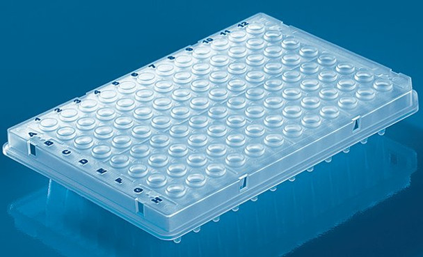 96 well PCR plate - PP - Half Skirt - 10 bags of 5 plates