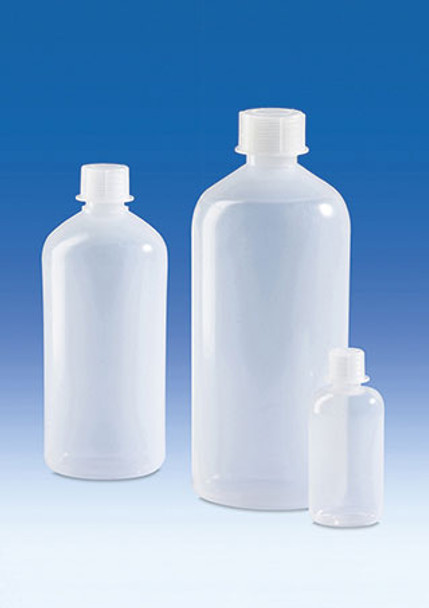 Storage Bottles, LDPE, GL25 cap, 250mL, 12pk