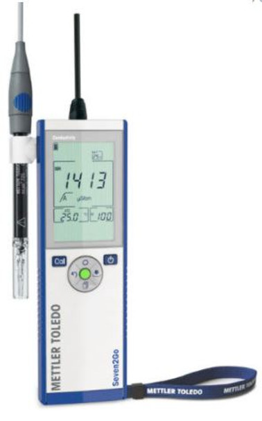 Seven2Go S3 Portable Conductivity Meter Bioethanol Kit