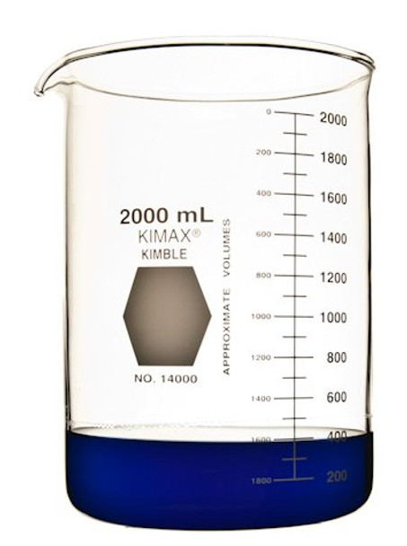 Low Form Griffin Beakers, 4000mL, 6/cs