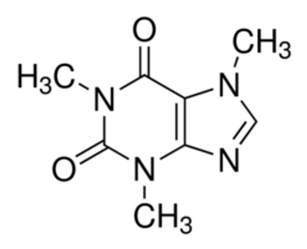 Caffeine anhydrous, FCC, FG, Sample, 10G