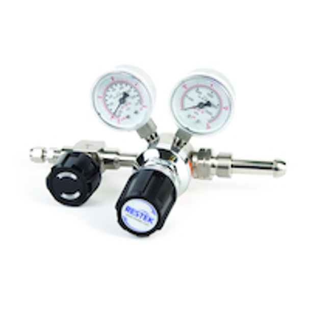Single-Stage, Ultra-High Purity, Stainless Steel Gas Regulator, CGA 590 (Air) Fittings