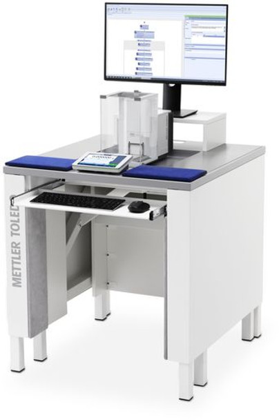 Weighing table for the XPE26/56 micro balance