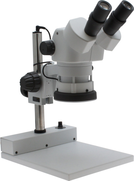 ESD Safe SPZ-50E Stereo Zoom Binocular Microscope on Stand PLED