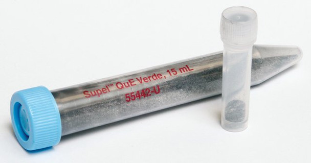 Supel QuE Verde Tube, centrifuge tube volume 15 mL, pack of 50 each