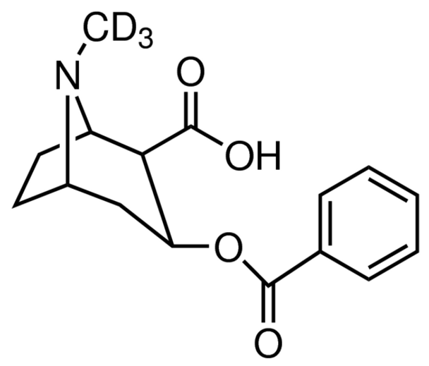 Benzoylecgonine-d3 solution 1.0 mg/mL in methanol, ampule of 1 mL, certified reference material, Cerilliant