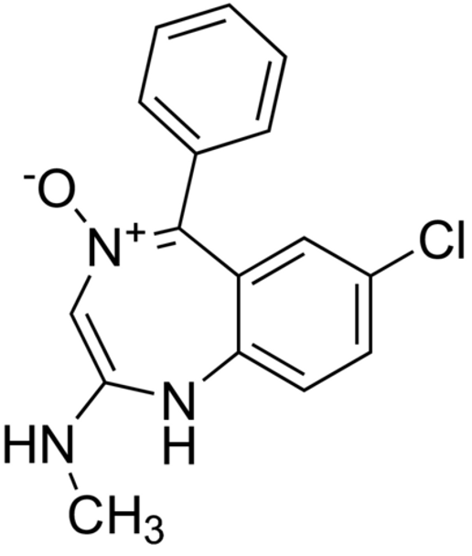 Chlordiazepoxide solution 1.0 mg/mL in methanol, ampule of 1 mL, certified reference material, Cerilliant