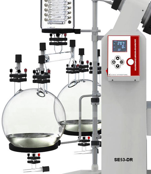 Dual Receiving Flask Kit for Ai SolventVap 20L Rotary Evaporator