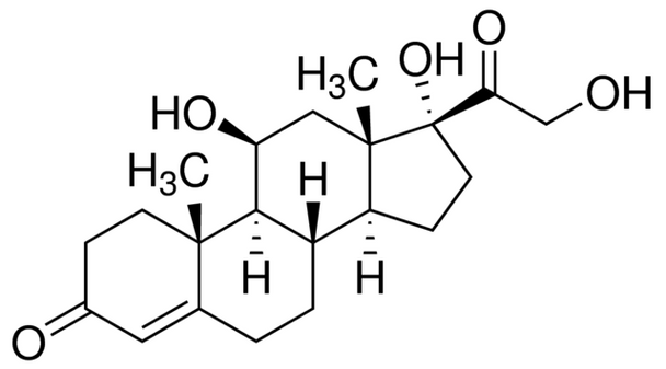 Cortisol solution 1.0 mg/mL in methanol, ampule of 1 mL, certified reference material, Cerilliant