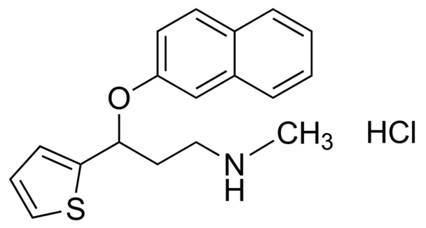 Duloxetine hydrochloride solution 1.0 mg/mL in methanol (as free base), ampule of 1 mL, certified reference material, Cerilliant