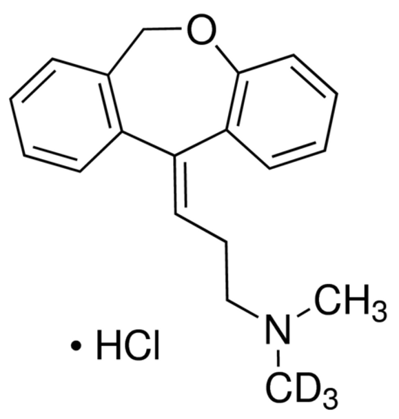 Doxepin-D3 (cis/trans) hydrochloride solution 1.0 mg/mL in methanol (as free base), certified reference material, Cerilliant