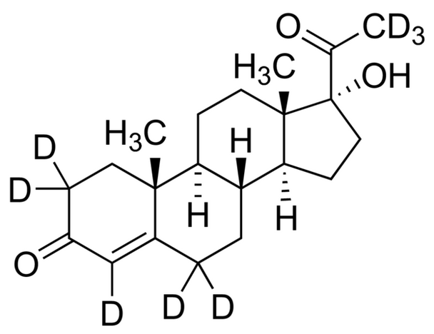 17alpha-Hydroxyprogesterone-d8 (2,2,4,6,6,21,21,21-d8) 100 ug/mL in methanol, ampule of 1 mL, certified reference material, Cerilliant