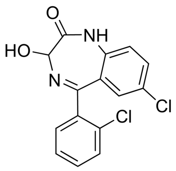 Lorazepam solution 1.0 mg/mL in acetonitrile, ampule of 1 mL, certified reference material, Cerilliant