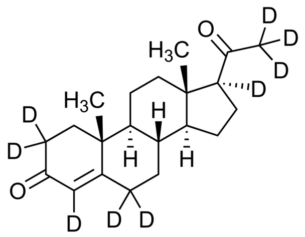 Progesterone-D9 solution 100 ug/mL in acetonitrile, ampule of 1 mL, certified reference material, Cerilliant