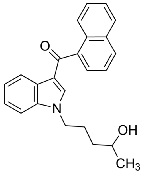 JWH-018 4-Hydroxypentyl metabolite solution 100 ug/mL in methanol, ampule of 1 mL, certified reference material, Cerilliant