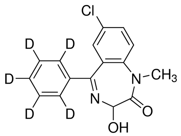 Temazepam-d5 solution 1.0 mg/mL in methanol, ampule of 1 mL, certified reference material, Cerilliant