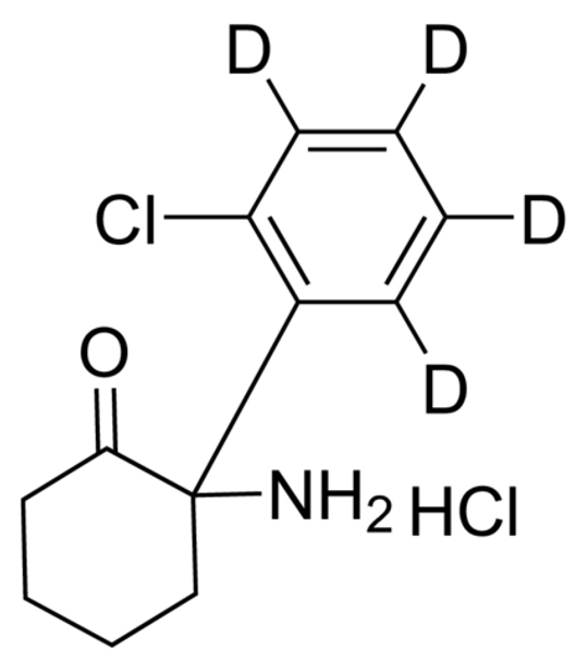Norketamine-D4 hydrochloride solution 100 ug/mL in methanol (as free base), ampule of 1 mL, certified reference material, Cerilliant