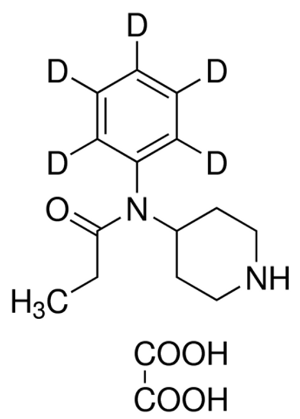 Norfentanyl-D5 oxalate solution 1.0 mg/mL in methanol (as free base), ampule of 1 mL, certified reference material, Cerilliant