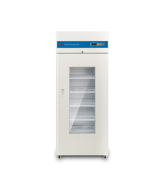 Lab / Vaccine fridge w/ shelves -  1-door - 2 to 10 C - 21 cu.ft / 600L - 110V / 60 Hz