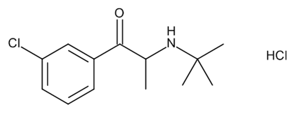 Bupropion Hydrochloride 1.0 mg/ml in Methanol (as free base)